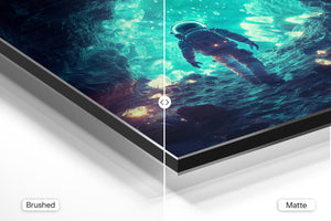 Astronaut in Crystal Cavern