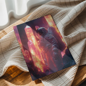 Astronaut in Crystal World