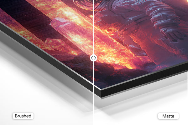 Astronaut in Crystal World