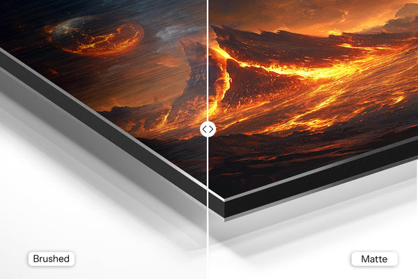 Volcanic World with Twin Moons