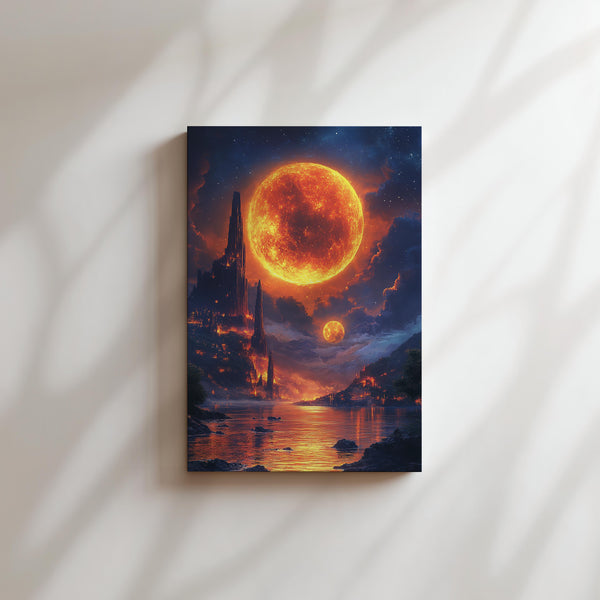 Burning City Under Twin Suns