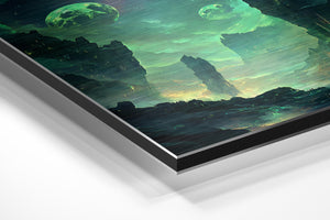 Alien World Under Green Moons