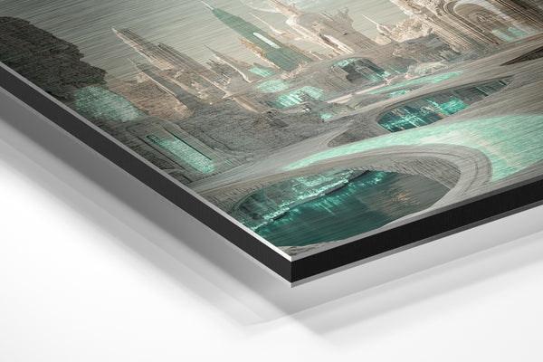 Ethereal Futuristic Landscape