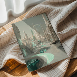 Ethereal Futuristic Landscape