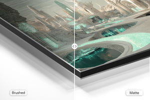 Ethereal Futuristic Landscape