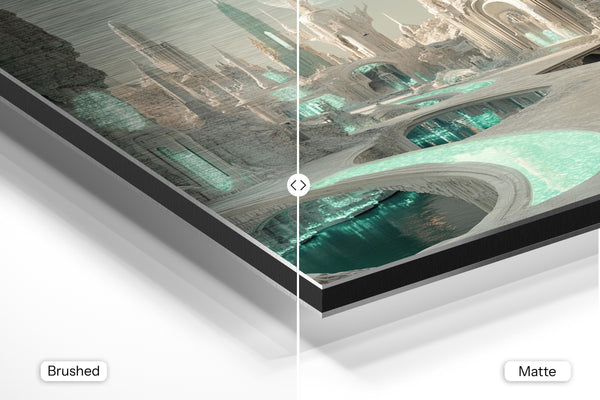 Ethereal Futuristic Landscape