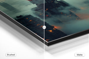 Giant Robot in Foggy City