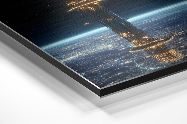 Orbiting Tower in Space