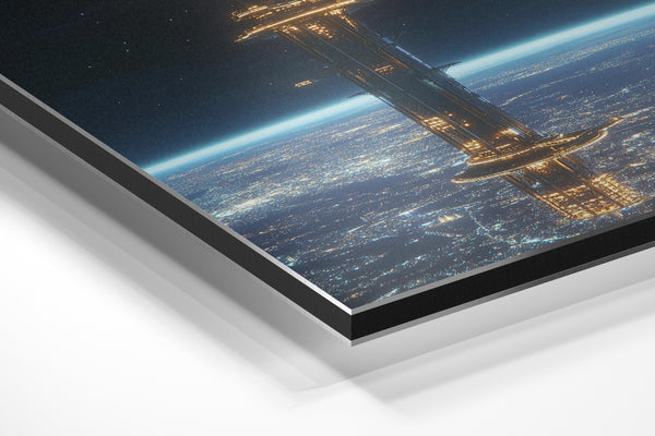 Orbiting Tower in Space