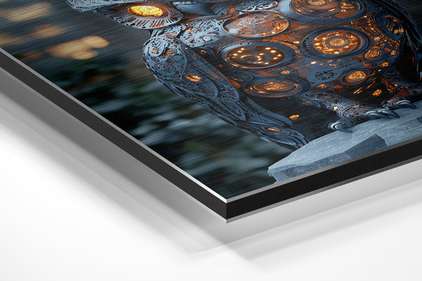 Intricate Owl Sculpture