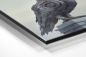 Mechanical Owl Statue