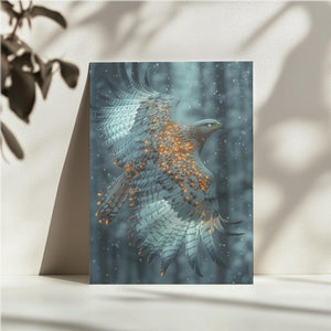 Luminous Eagle Flight