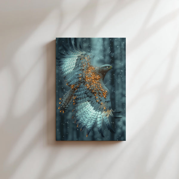 Luminous Eagle Flight