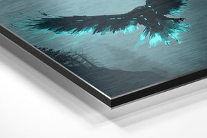 Spectral Raven Silhouette