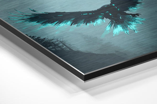 Spectral Raven Silhouette