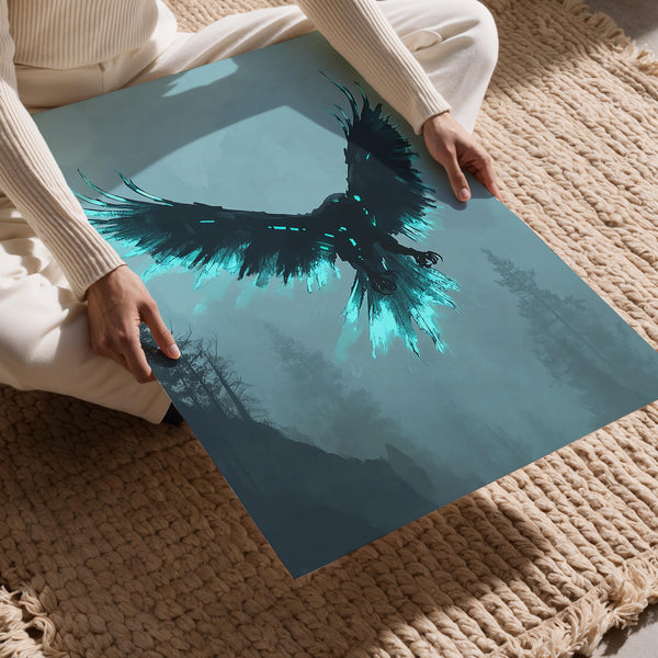 Spectral Raven Silhouette