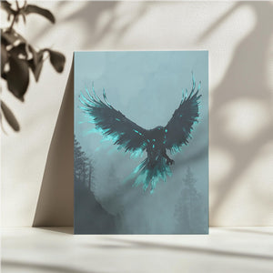 Spectral Raven Silhouette