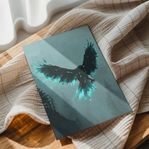 Spectral Raven Silhouette