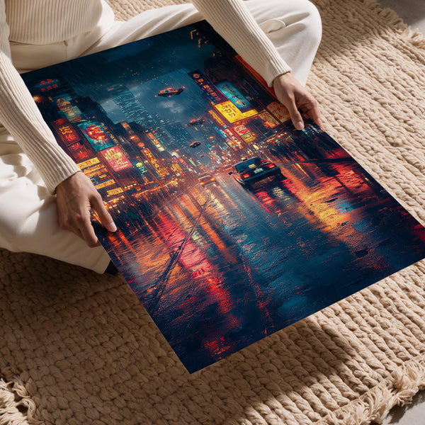 Neon Street Future Night