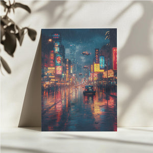 Neon Street Future Night