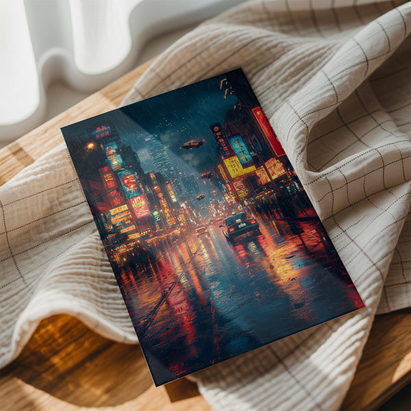 Neon Street Future Night