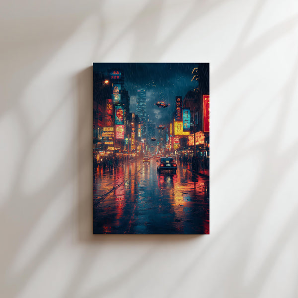 Neon Street Future Night