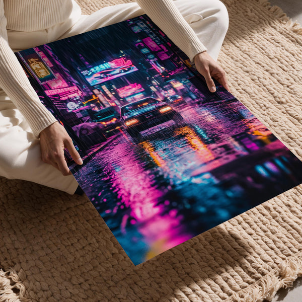 Cyberpunk Streetcar Glow