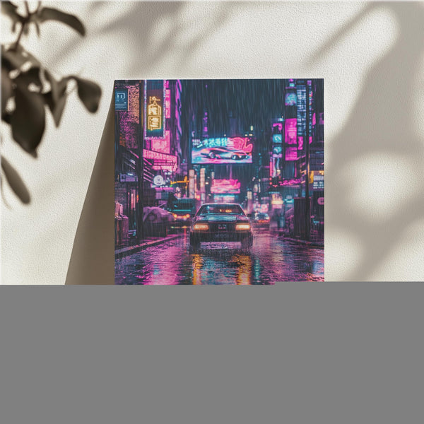 Cyberpunk Streetcar Glow