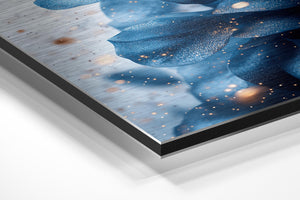 Blue Textured Petals