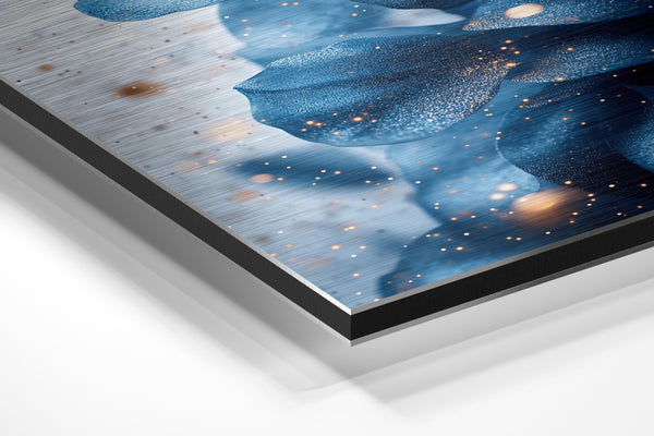 Blue Textured Petals