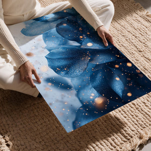 Blue Textured Petals