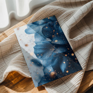 Blue Textured Petals