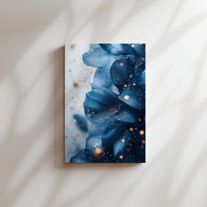 Blue Textured Petals