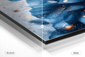 Blue Textured Petals