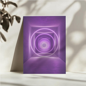 Neon Purple Tunnel