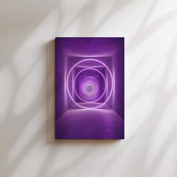 Neon Purple Tunnel