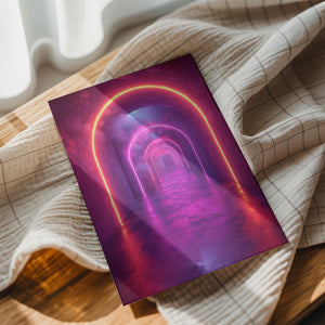 Neon Arched Passage