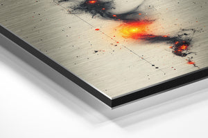 Fiery Galactic Swirl