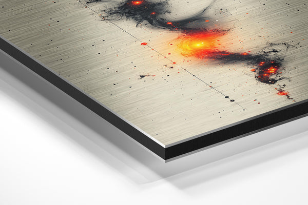 Fiery Galactic Swirl