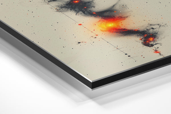 Fiery Galactic Swirl