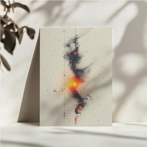 Fiery Galactic Swirl