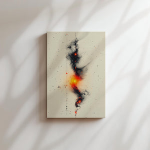 Fiery Galactic Swirl