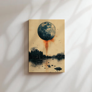 Falling Lunar Fragments