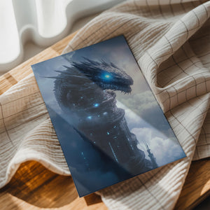 Mechanized Dragon Sculpture