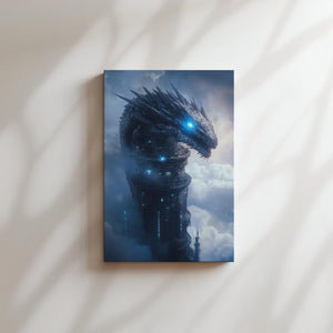 Mechanized Dragon Sculpture