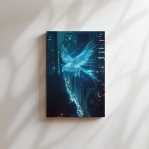 Neon Bird Cityscape