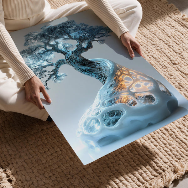 Bio-Luminous Tree Sculpture