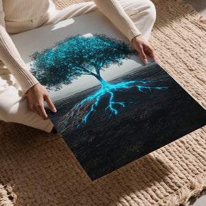 Illuminated Tree Roots