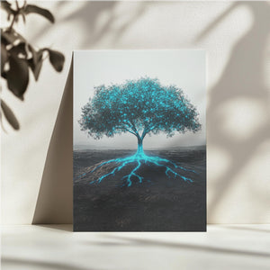 Illuminated Tree Roots