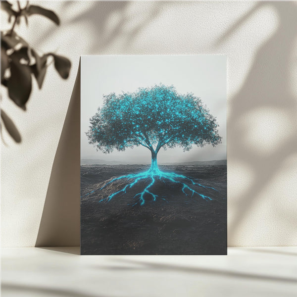 Illuminated Tree Roots